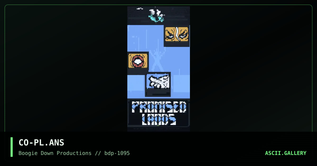 Promised Lands, by coeffey, 1995