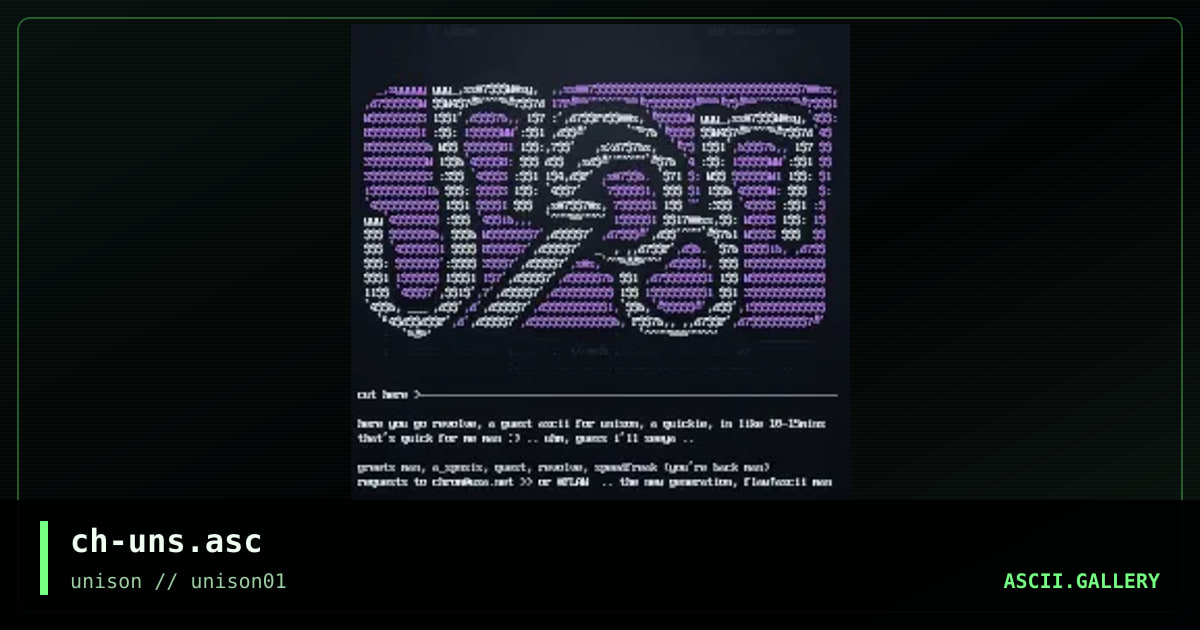 ch-uns.asc, by chrom, 1997