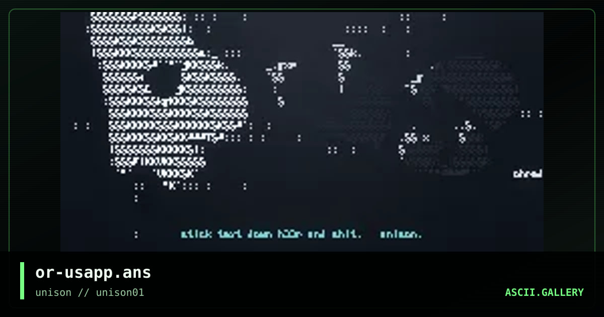 or-usapp.ans, by ohred, 1997