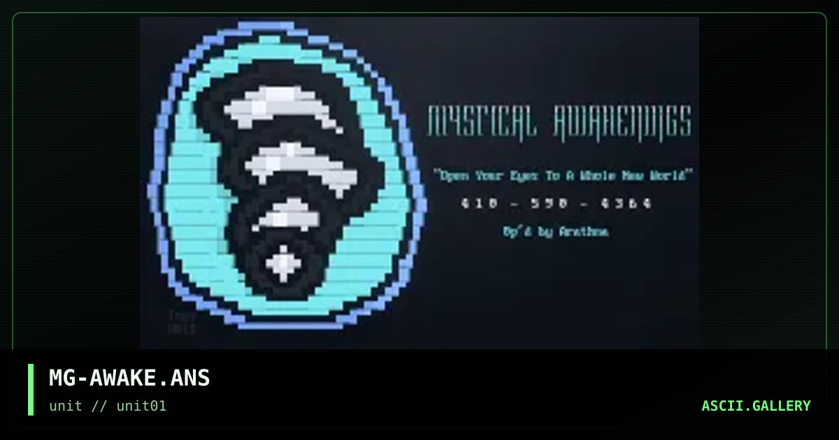 mystical awakenings ad, by mental graffitti, 1996