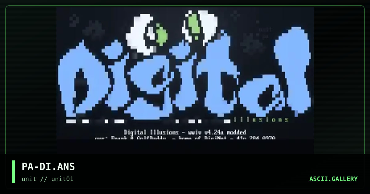 digital illusions, by pandora, 1996