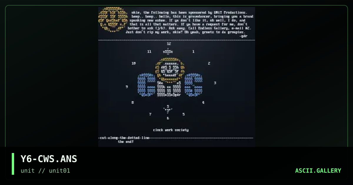 clock work society, by gravedancer, 1996