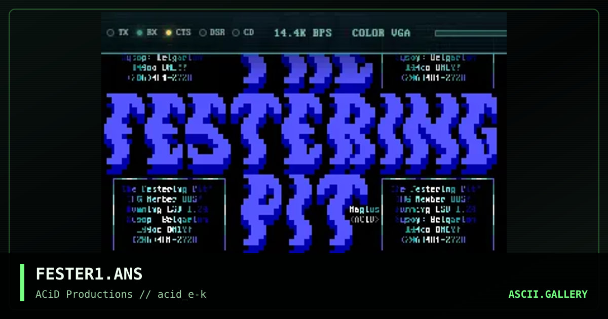 FESTER1.ANS, by magius, 1990
