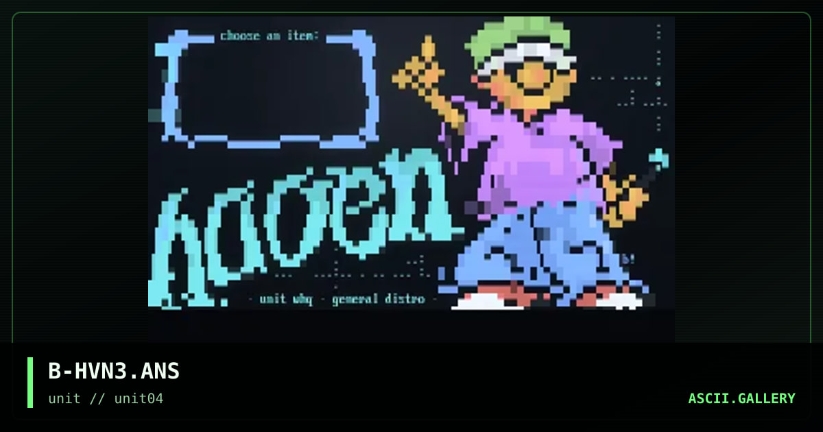 Haven Matrix, by b love, 1997
