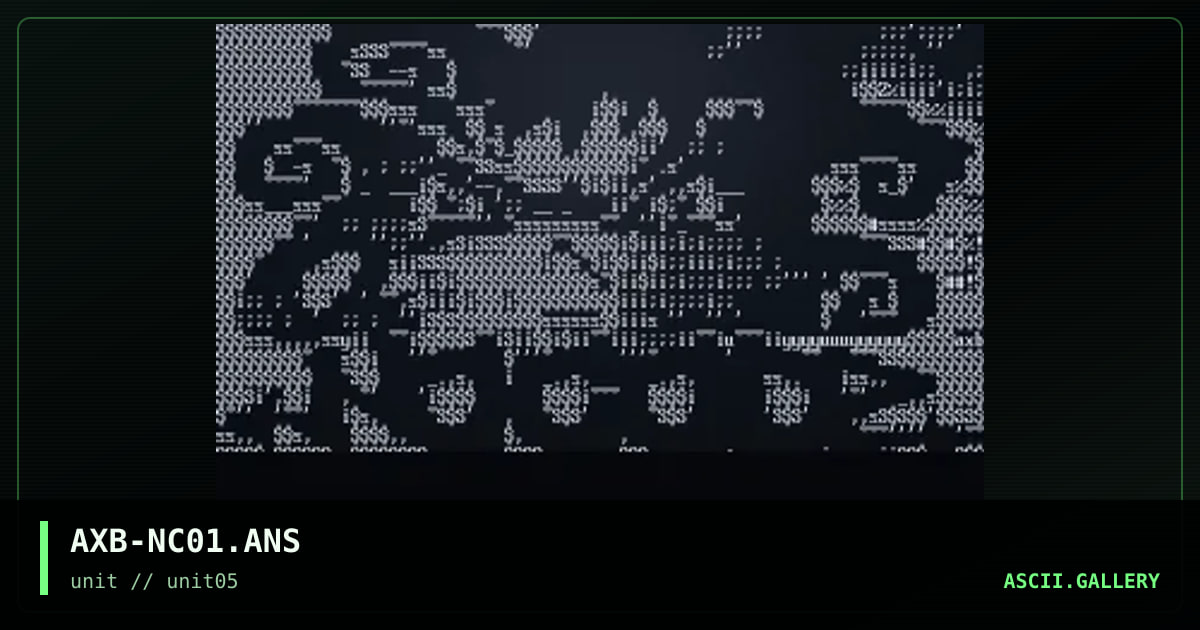No Code ascii, by axb, 1997