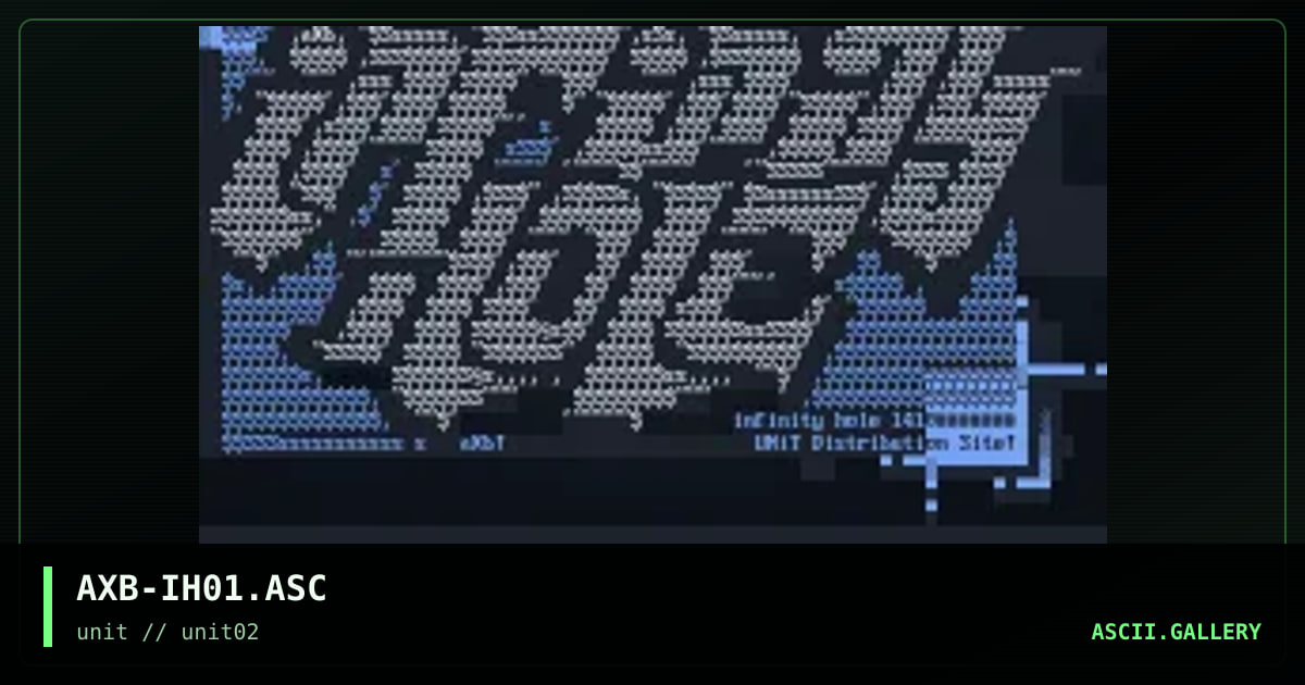 Infinity Hole #01, by axb, 1996