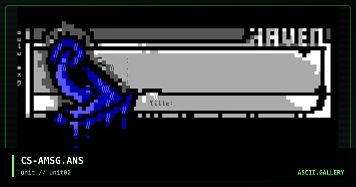 Automessage Header for Haven, by chipset, 1996