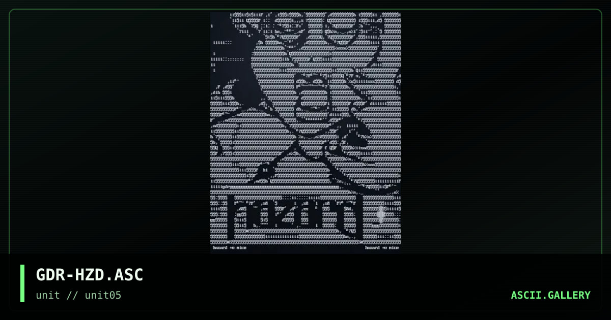 Hazard, by gravedancer, 1997