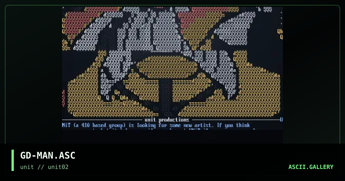 Unit Ad - a man (not Mr. Miyagi!), by gravedancer, 1996