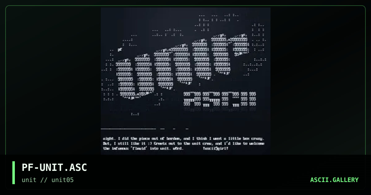 UNiT!#&$@!~, by puff, 1997