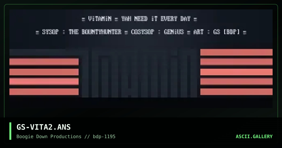 VitaMin 2, by genius, 1995