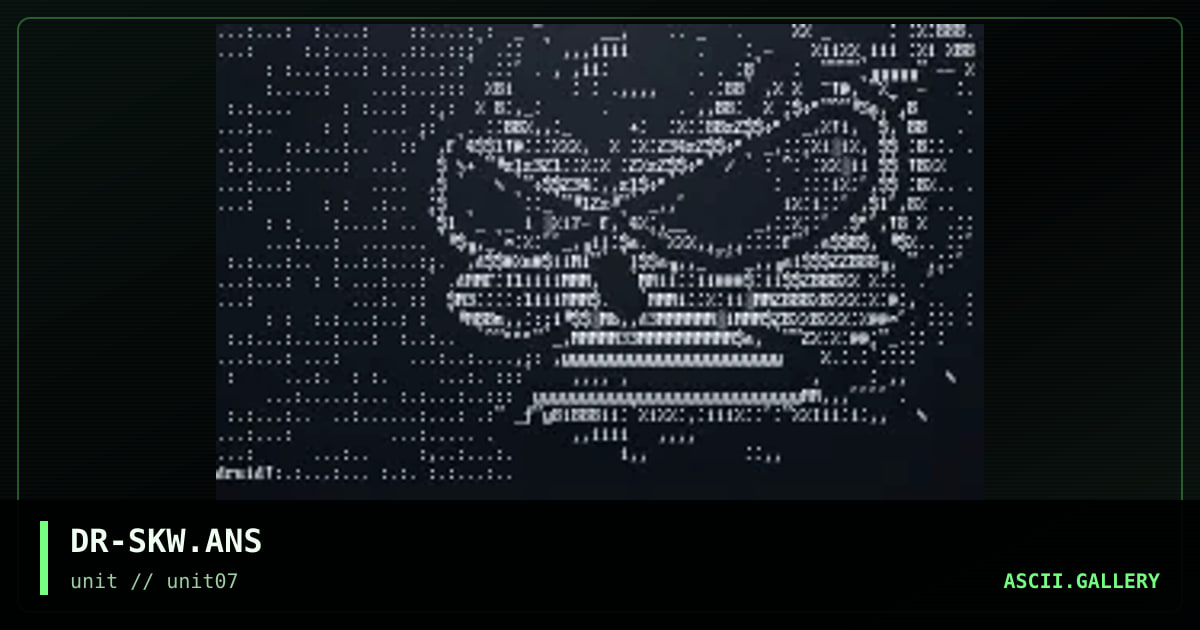 skull, by druid, 1997