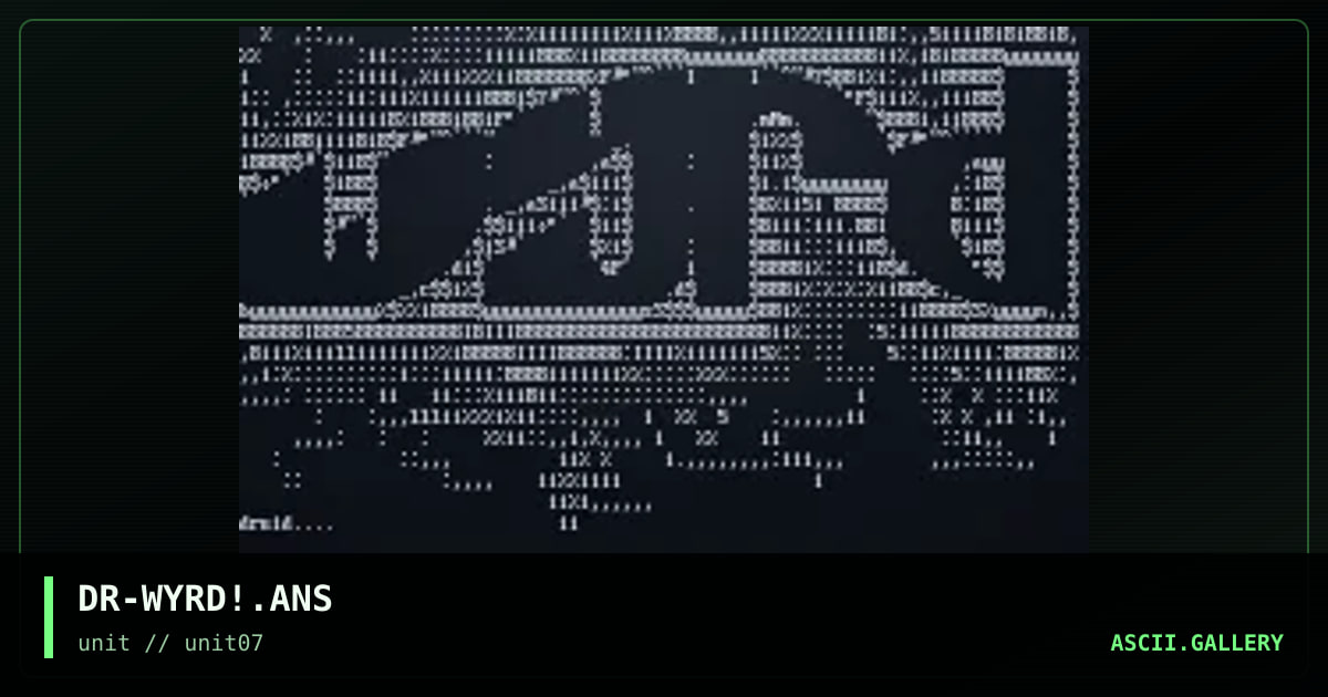 wyrd, by druid, 1997