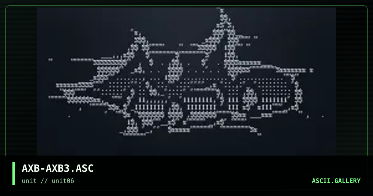 aXB, by axb, 1997