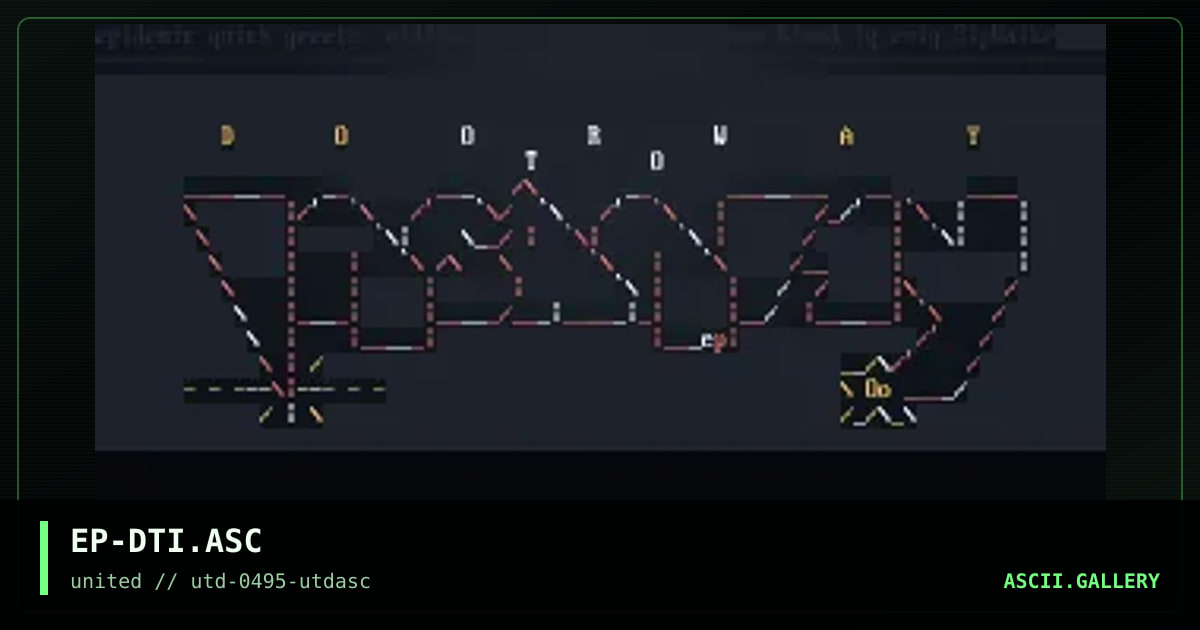 Doorway to Insanity ASCii, by epidemic, 1995