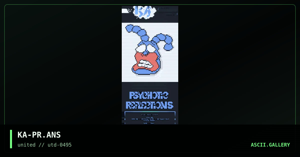 Psychotic Reflections, by kamui, 1995
