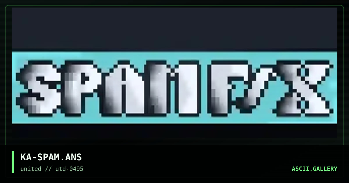 Spam/FX, by kamui, 1995
