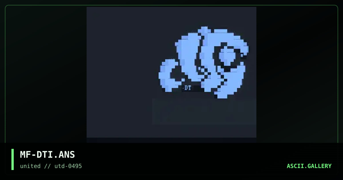 DTi Logo, by morbid fixation, 1995