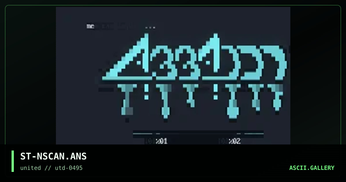 News scan Abbadon ANSi, by strychnine, 1995
