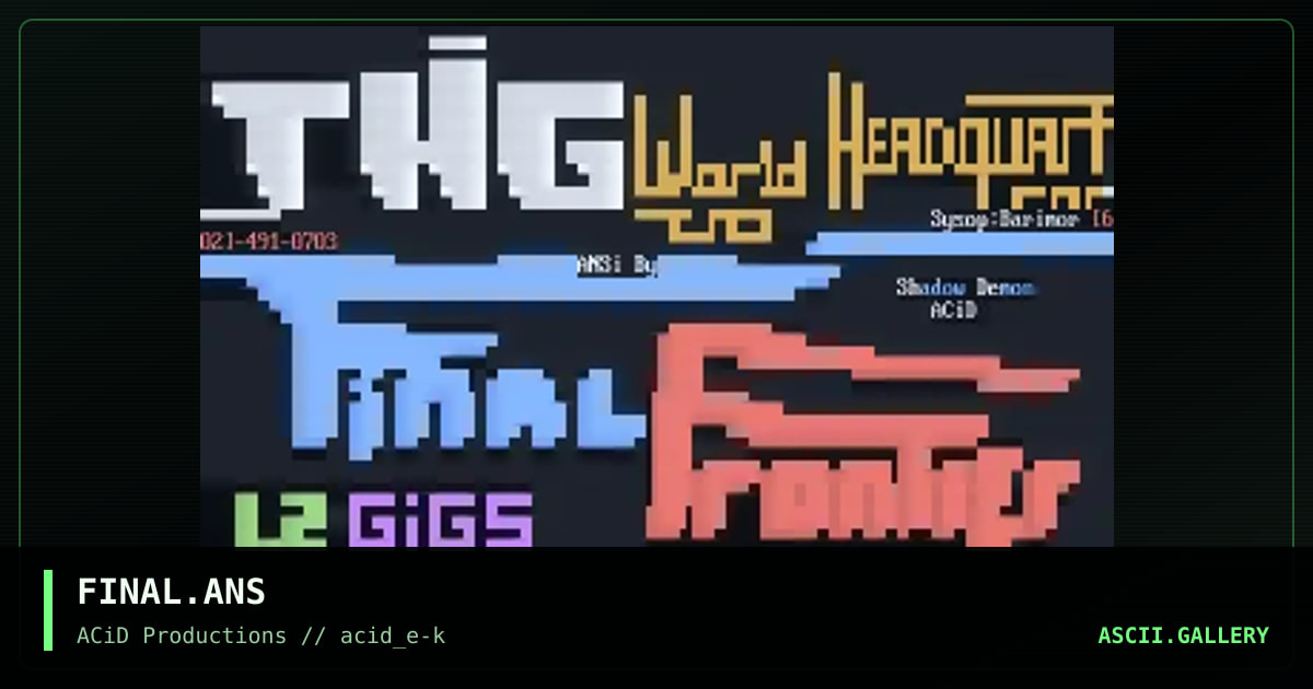 FINAL.ANS, by shadow demon, 1990