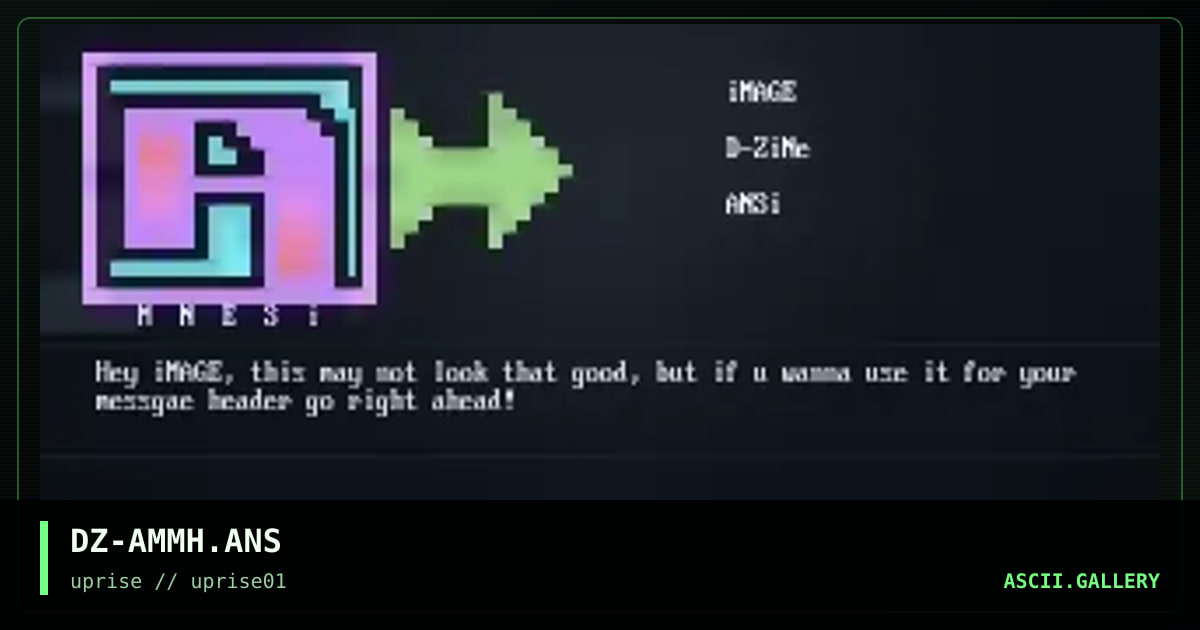 DZ-AMMH.ANS, by d-zine, 1998