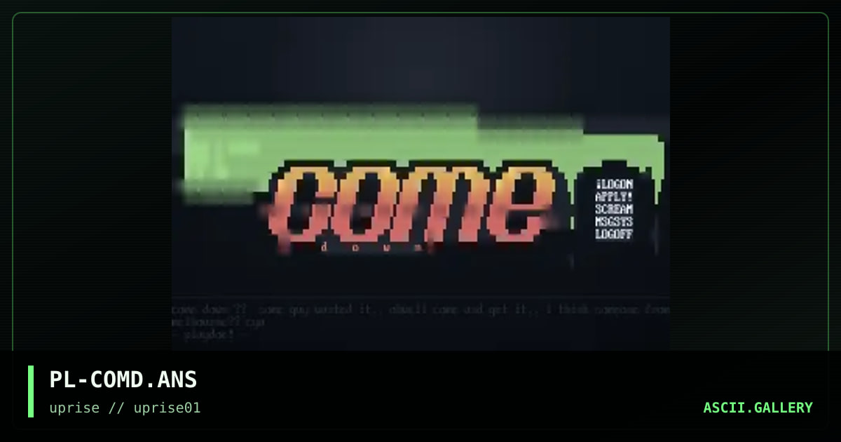 PL-COMD.ANS, by playdoe, 1998