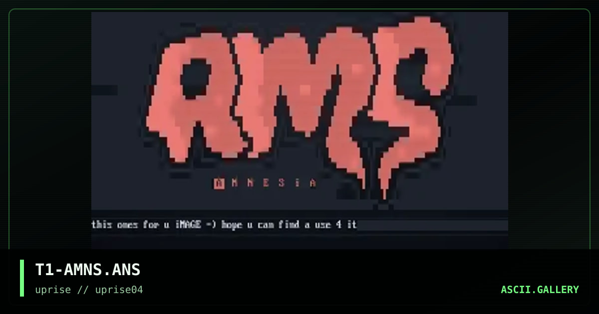 T1-AMNS.ANS, by terror 108, 1998
