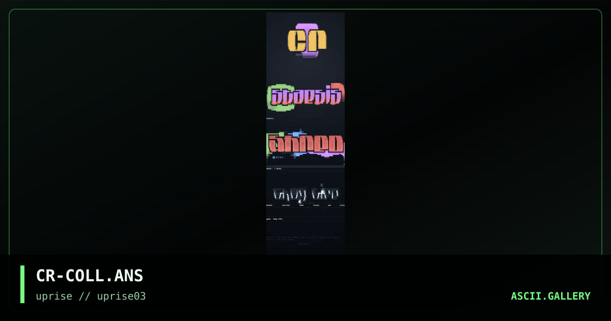 CR-COLL.ANS, by crow, 1998