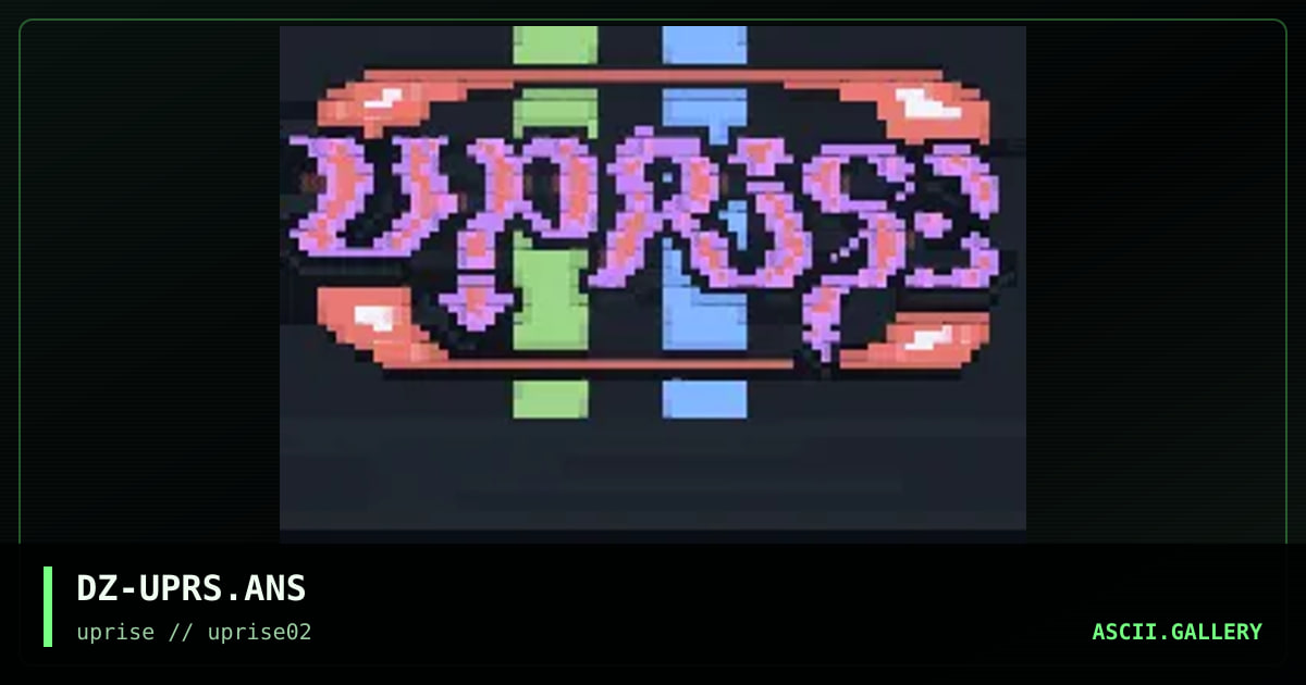 DZ-UPRS.ANS, by d-zine, 1998