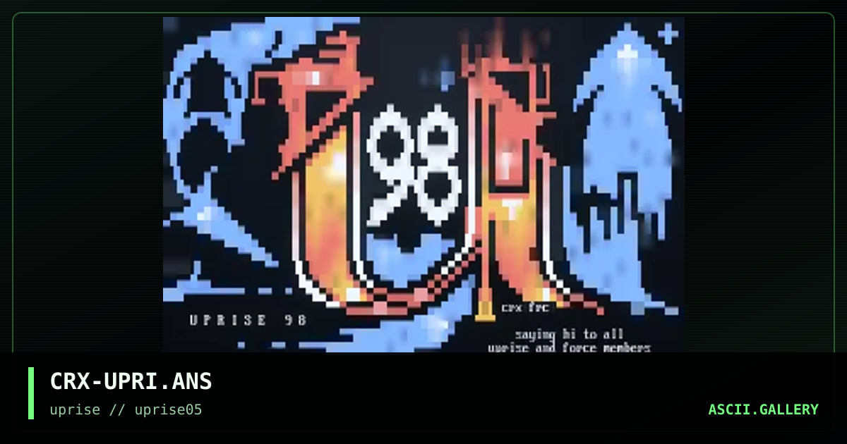 CRX-UPRI.ANS, by chronix, 1998
