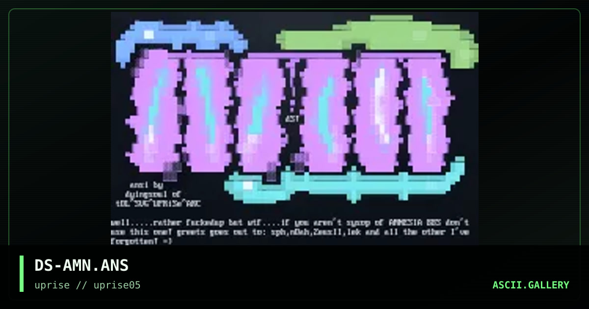 DS-AMN.ANS, by dyingsoul, 1998