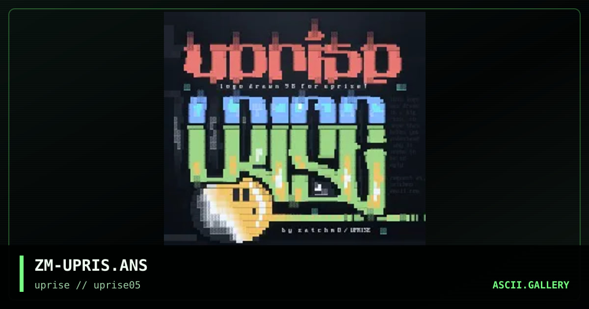 uprise logo, by zatchmo, 1998
