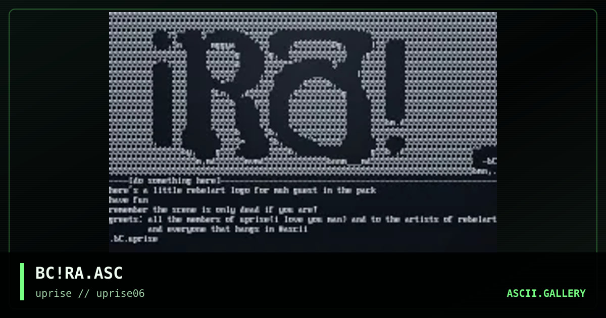 rebel art, by bc, 1998