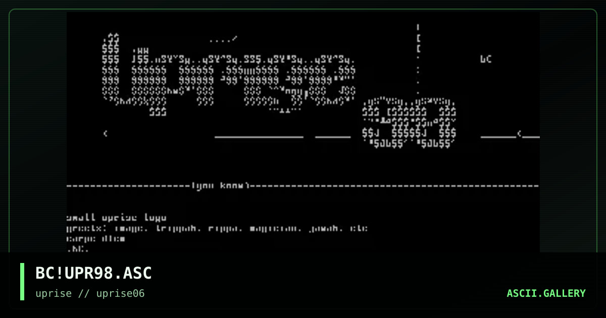 uprise98, by bc, 1998
