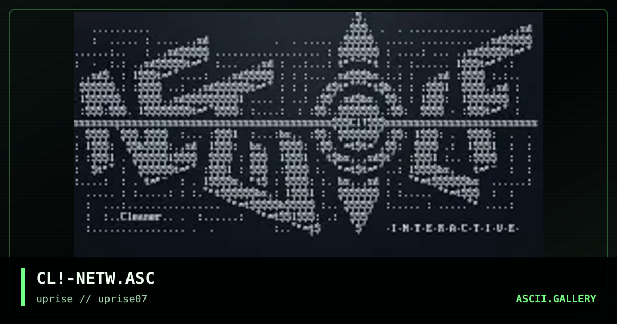Netwolf^Logo, by cleaner, 1998