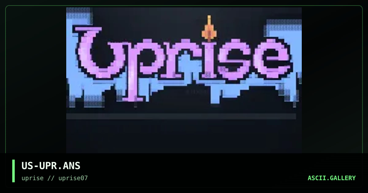 Uprise^Logo, by sephiroth, cleaner, 1998