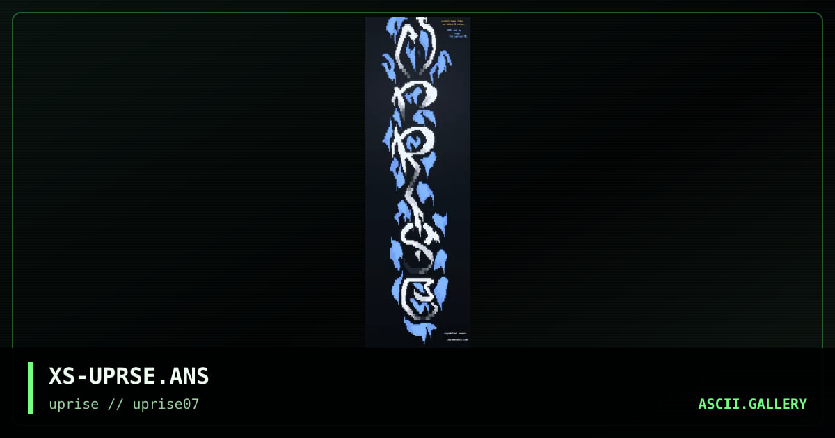 XS-UPRSE.ANS, by xsys, 1998
