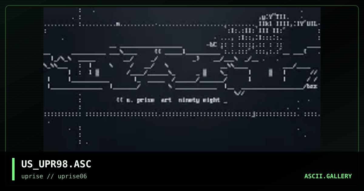 uprise 98, by bc, berzerk, 1998