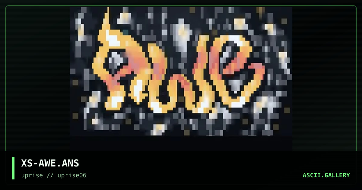 awe, by xsys, 1998