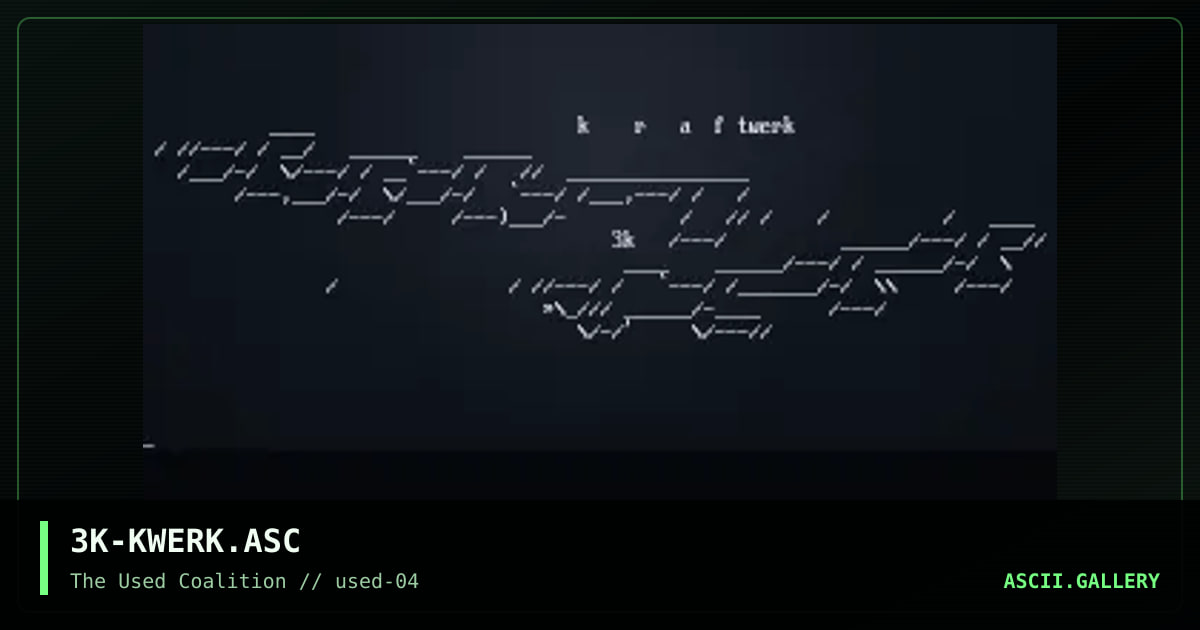 kraftwerk, by tekk, 2000