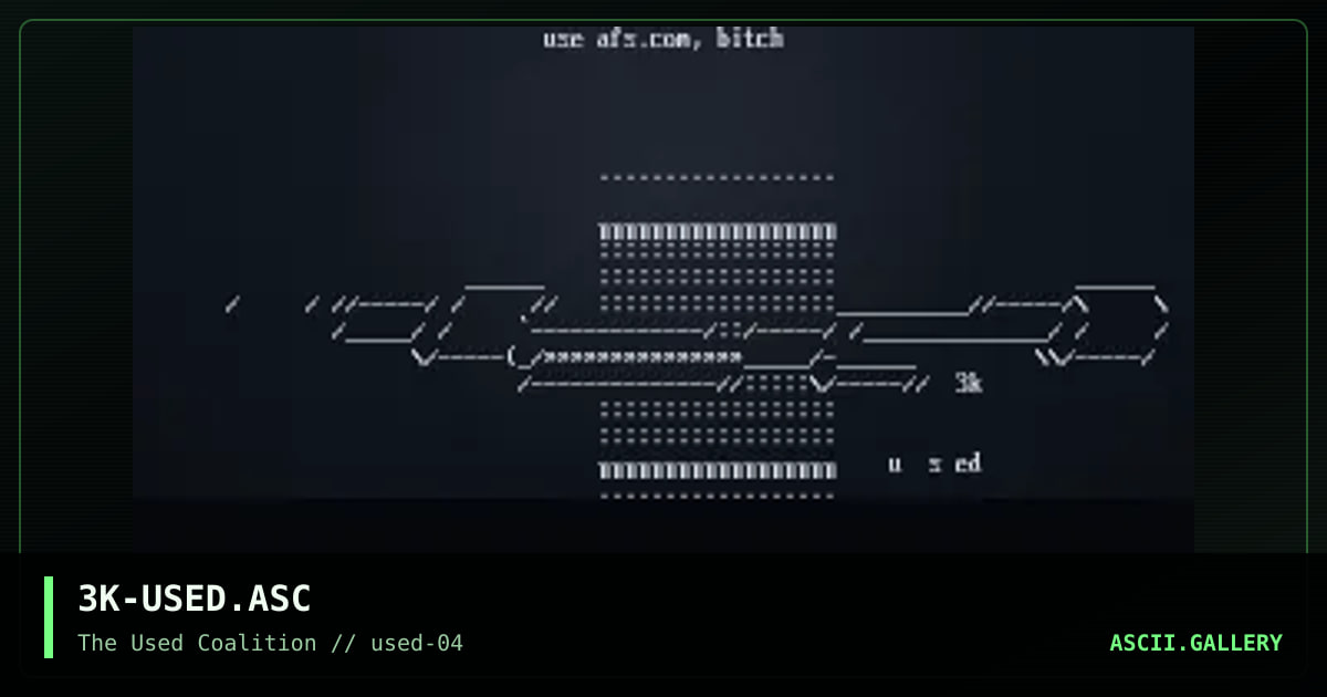 used logo, by tekk, 2000