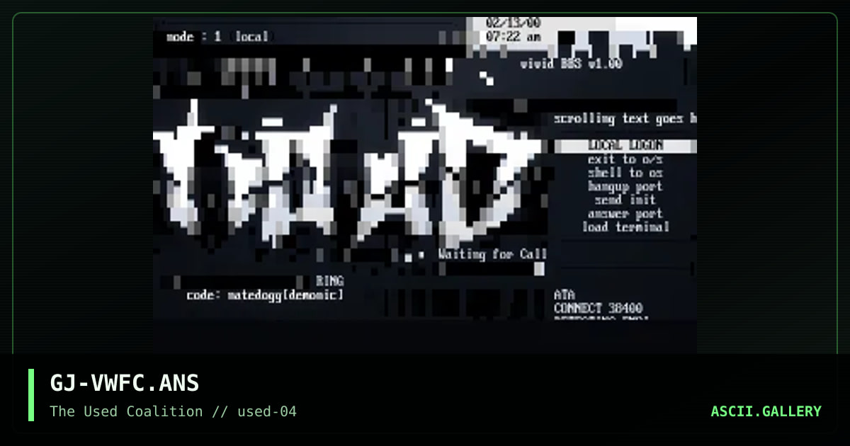Vivid, by grymmjack, 2000