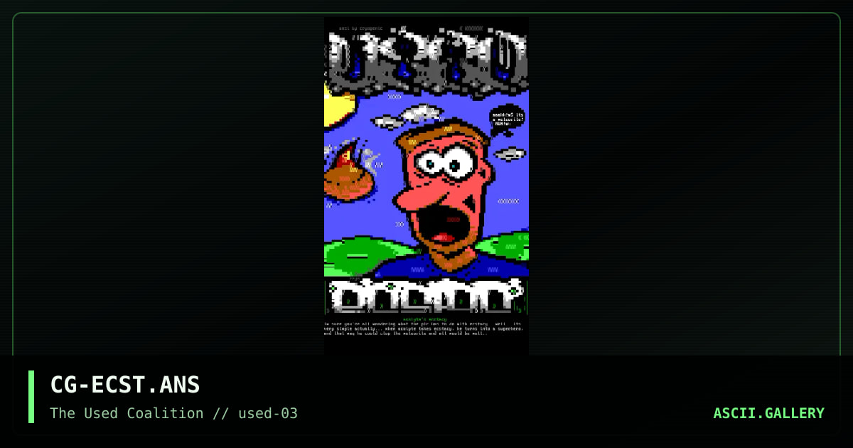 ecstacy, by cryogenic, 2000