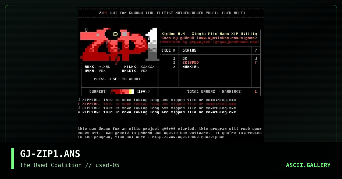 Zip, by grymmjack, 2000