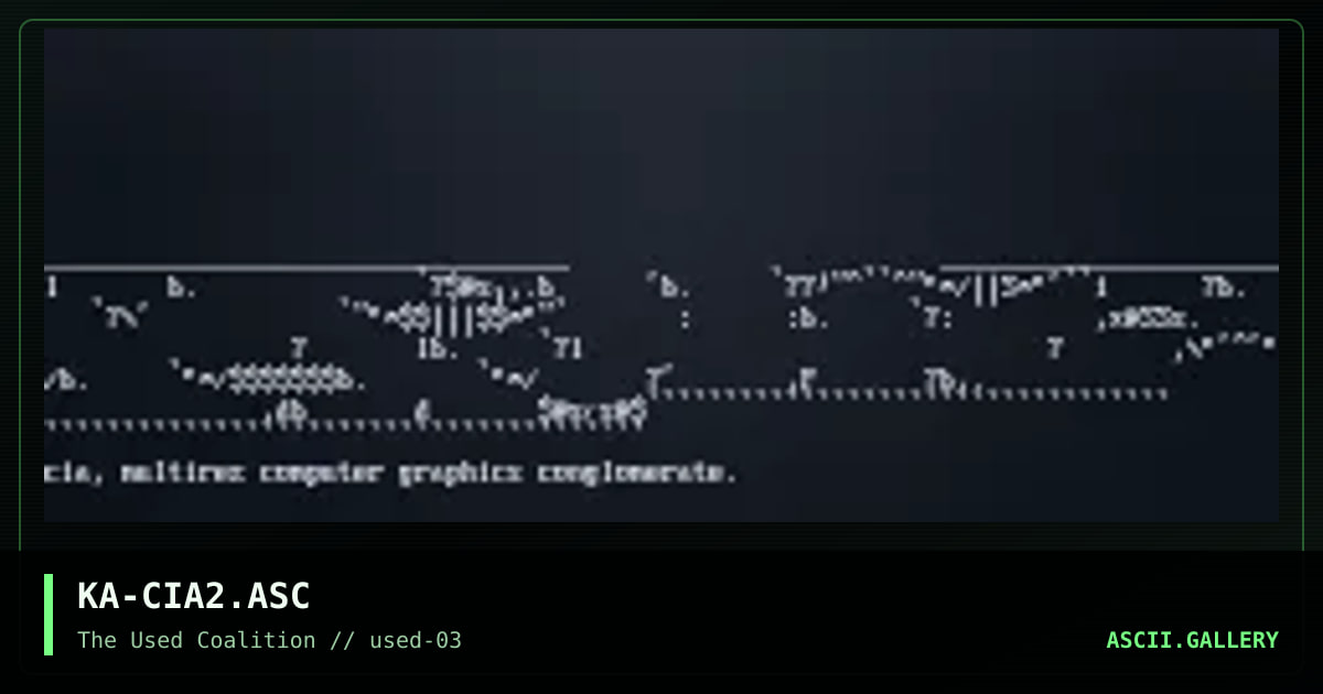 Cia, by kaeslogic, 2000