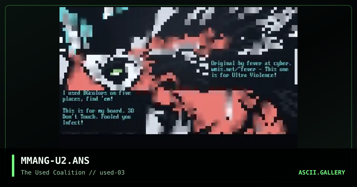 Ultra Violence, by milkmang, 2000