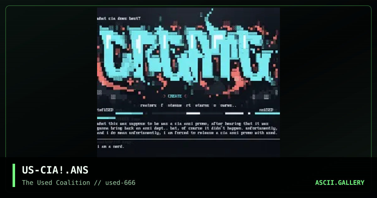 Cia, by ansichrist, tefron, 2000