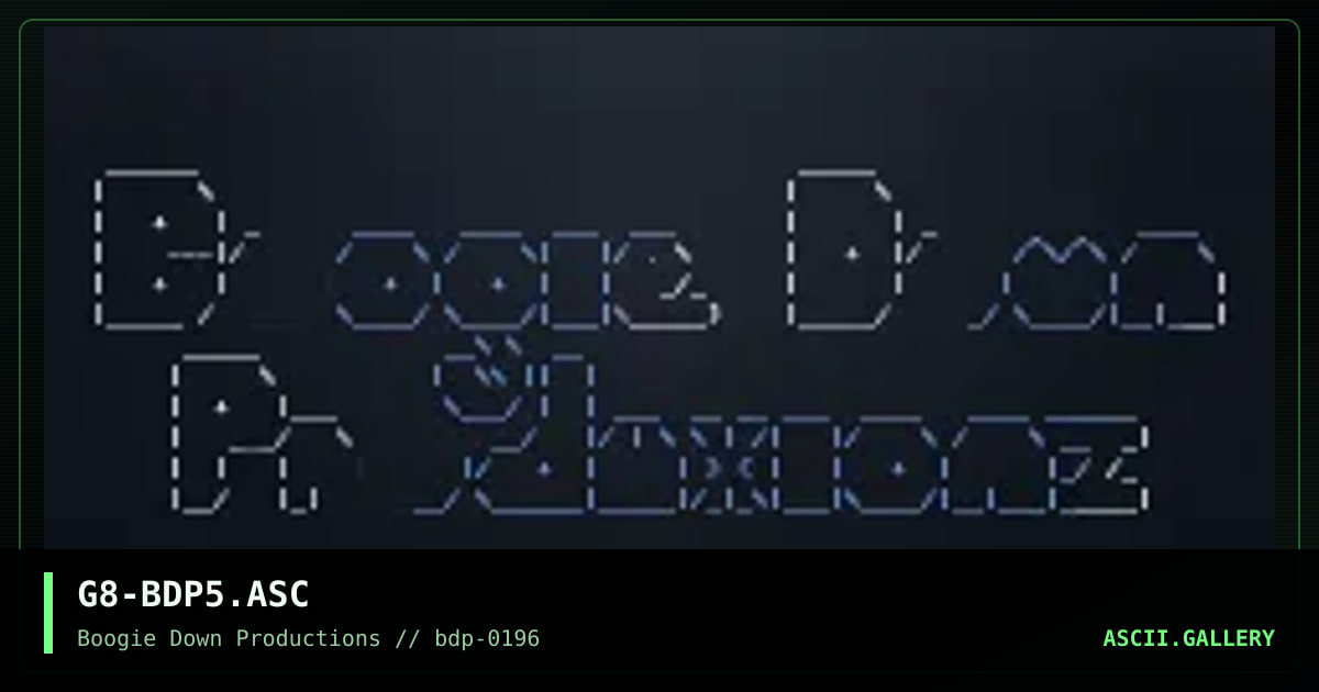logo bdp, by gatekeeper, 1996