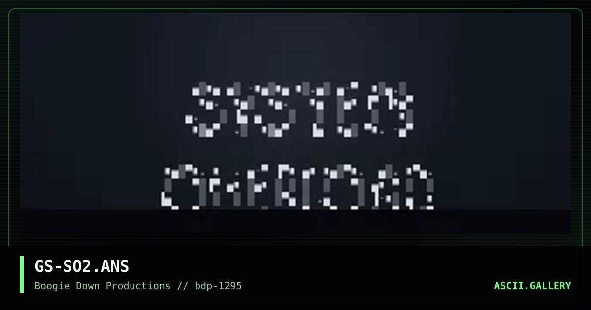 System Overload, by genius, 1995