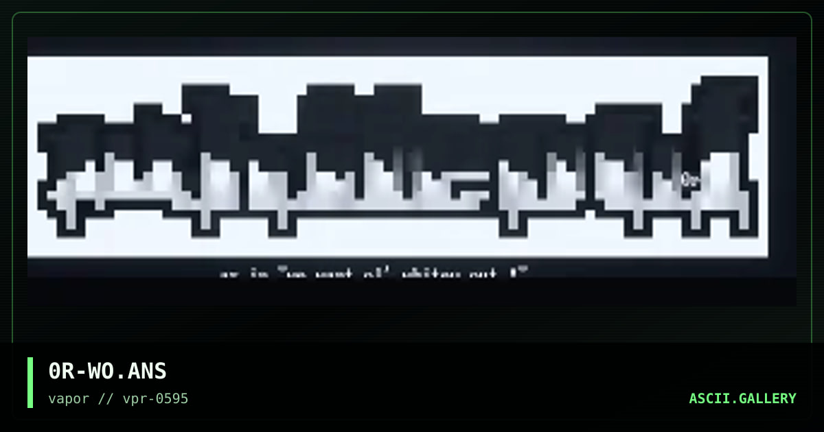 Whiteout, by m0rpheus, 1995